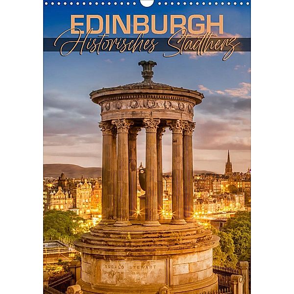 EDINBURGH Historisches Stadtherz (Wandkalender 2023 DIN A3 hoch), Melanie Viola