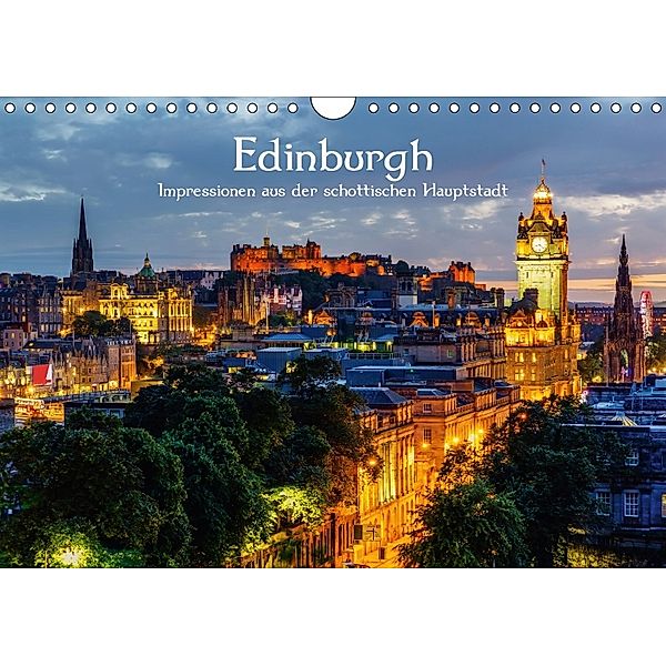 Edinburgh - Impressionen aus der schottischen Hauptstadt (Wandkalender 2018 DIN A4 quer), Christian Müller