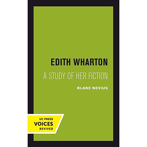 Edith Wharton, Blake Nevius