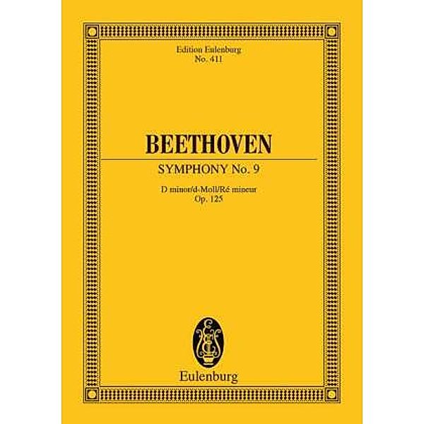 Edition Eulenburg / Sinfonie Nr.9 d-Moll op.125 (Choral), Partitur, Ludwig van Beethoven