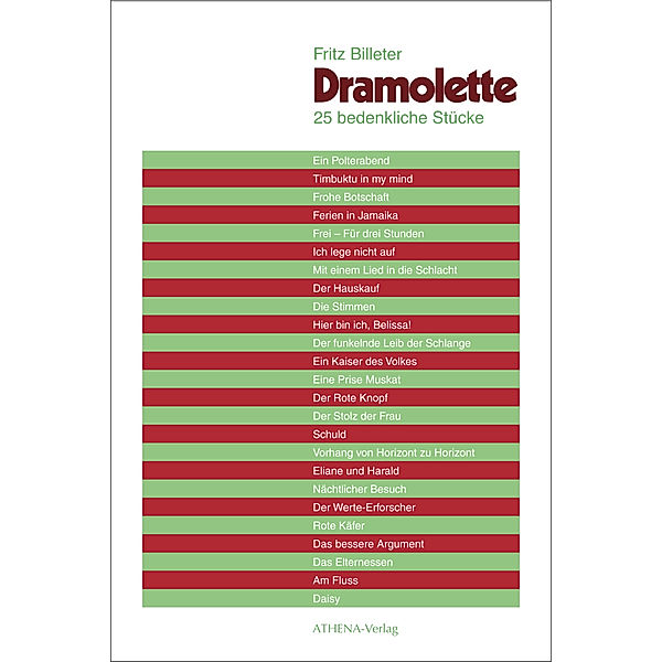 Edition Exemplum / Dramolette, Fritz Billeter