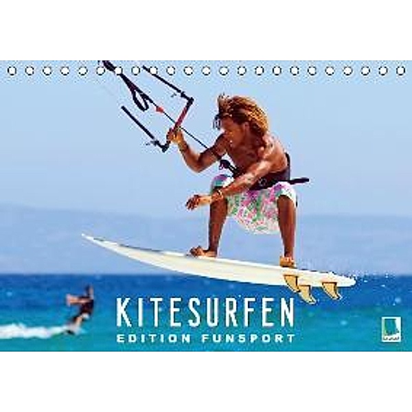 Edition Funsport: Kitesurfen (Tischkalender 2016 DIN A5 quer), Calvendo