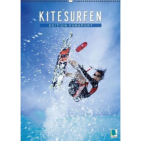 Edition Funsport: Kitesurfen (Wandkalender 2015 DIN A2 hoch), Calvendo
