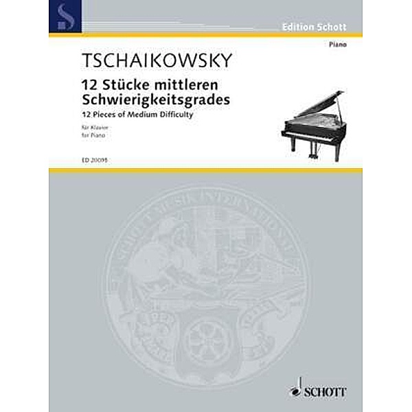 Edition Schott / 12 Stücke mittleren Schwierigkeitsgrades, 12 Stücke mittleren Schwierigkeitsgrades