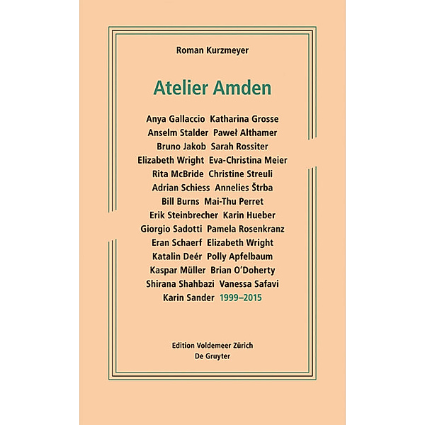 Edition Voldemeer / Atelier Amden, Roman Kurzmeyer