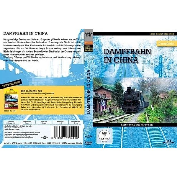 Edition Volldampf in Deutschland - Dampfbahn in China - Reite den Feuerdrachen,DVD