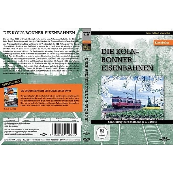 Edition Volldampf in Deutschland - Die Köln Bonner-Eisenbahnen,DVD