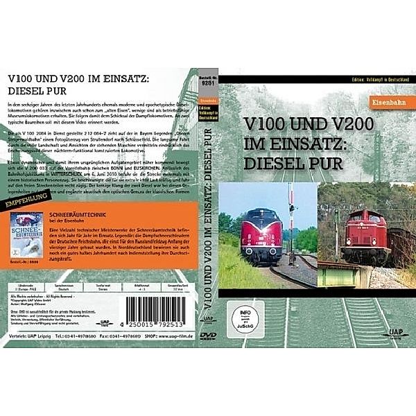 Edition Volldampf in Deutschland - V100 und V200 im Einsatz: Diesel Pur,DVD