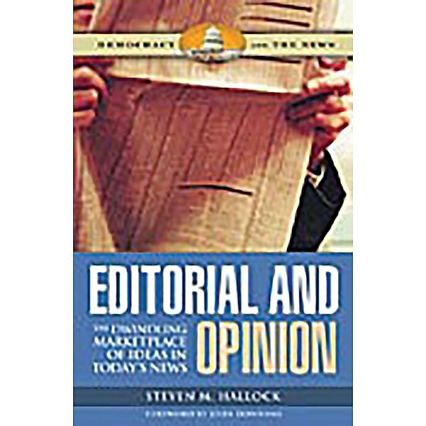 Editorial and Opinion, Steven M. Hallock