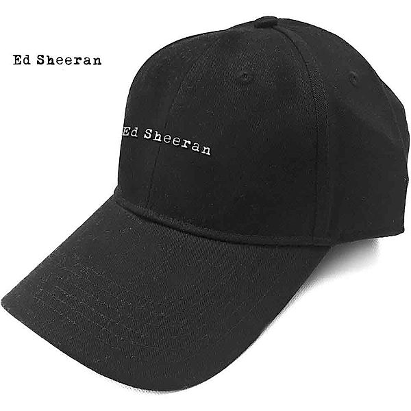 EdSheeran Baseball Cap, Type Logo, Farbe: schwarz  (Fanartikel)
