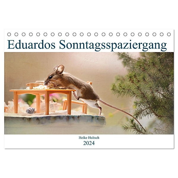 Eduardos Sonntagsspaziergang (Tischkalender 2024 DIN A5 quer), CALVENDO Monatskalender, Heike Hultsch