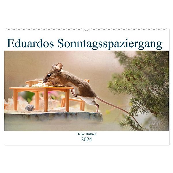 Eduardos Sonntagsspaziergang (Wandkalender 2024 DIN A2 quer), CALVENDO Monatskalender, Heike Hultsch