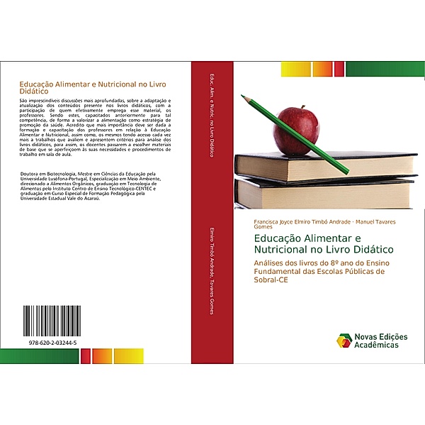 Educação Alimentar e Nutricional no Livro Didático, Francisca Joyce Elmiro Timbó Andrade, Manuel Tavares Gomes