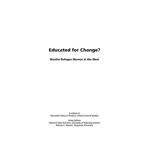Educated for Change?, Patricia Buck