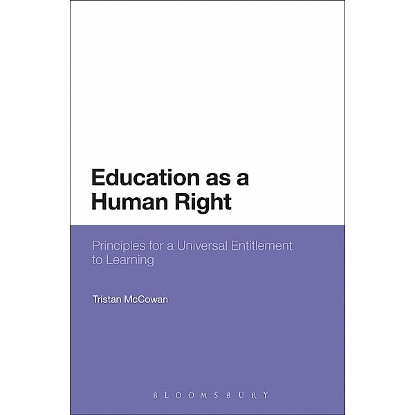 Education as a Human Right, Tristan McCowan