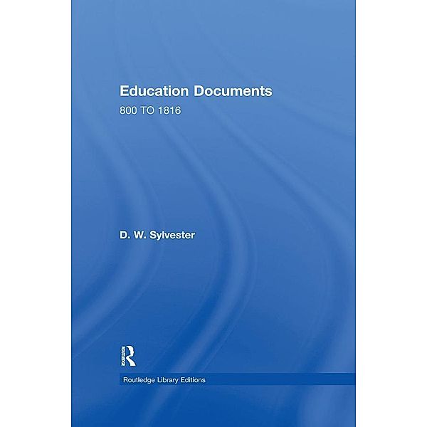 Education Documents, D. W. Sylvester