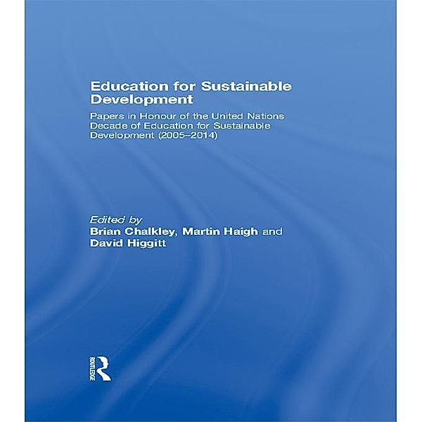 Education for Sustainable Development