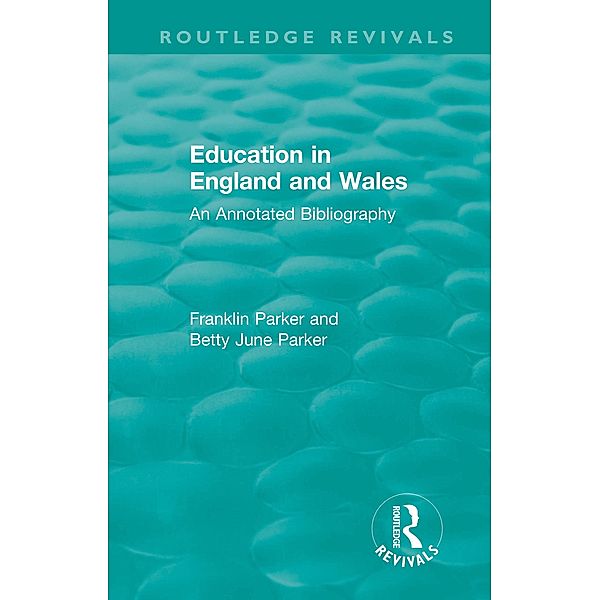 Education in England and Wales, Franklin Parker, Betty June Parker