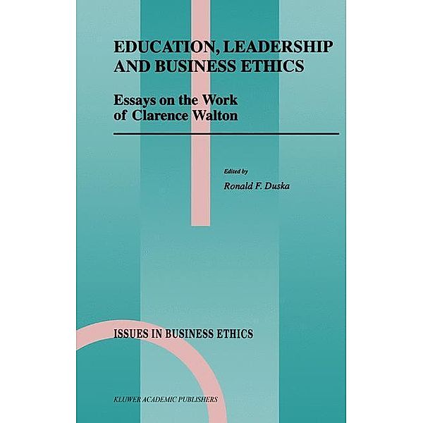 Education, Leadership and Business Ethics