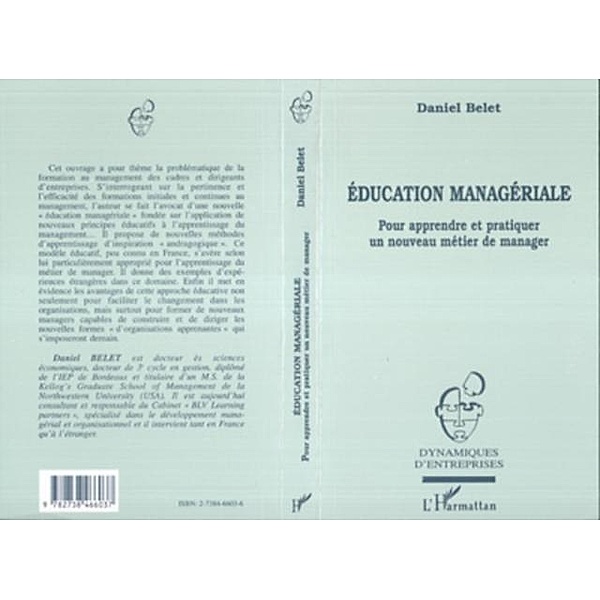 Education Manageriale / Hors-collection, Belet Daniel