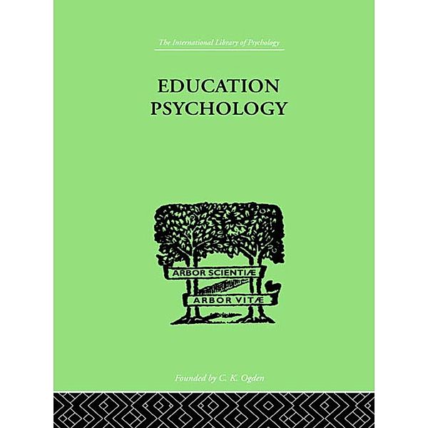 Education Psychology, E. L. Thorndike