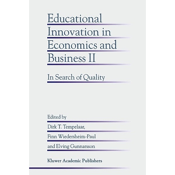 Educational Innovation in Economics and Business II / Educational Innovation in Economics and Business Bd.2