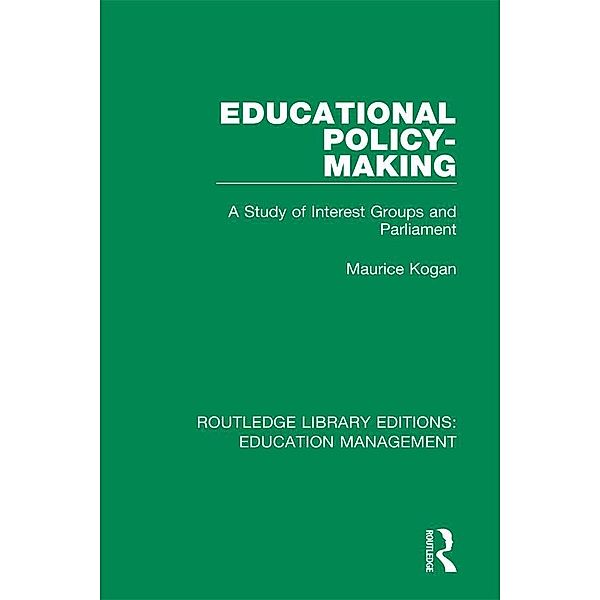 Educational Policy-making, Maurice Kogan