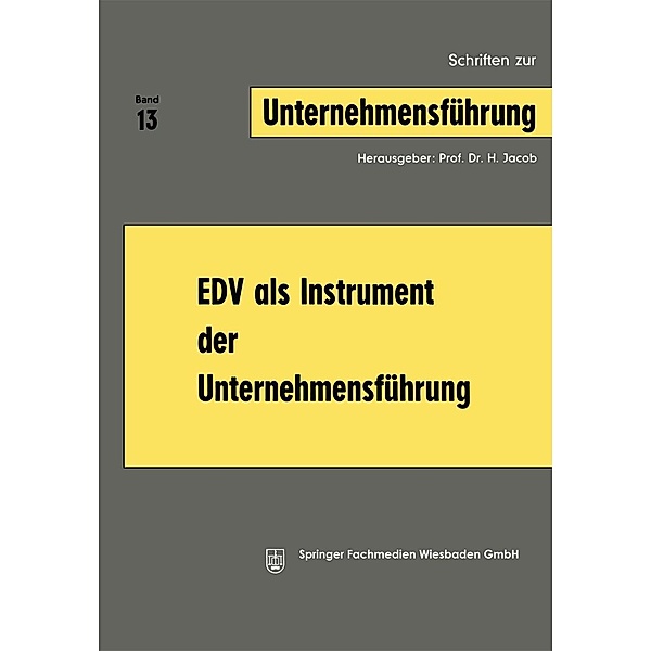 EDV als Instrument der Unternehmensführung