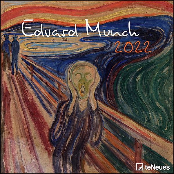 Edvard Munch 2022 - Wand-Kalender - Broschüren-Kalender - 30x30 - 30x60 geöffnet - Kunst-Kalender