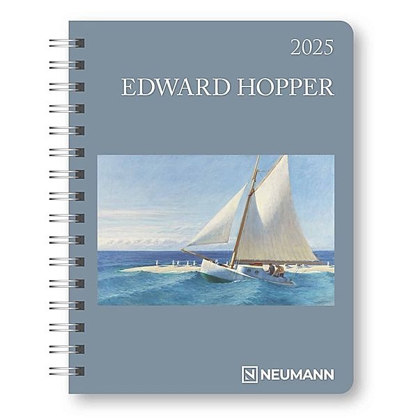 Edward Hopper 2025 - Diary - Buchkalender - Taschenkalender - Kunstkalender - 16,5x21,6