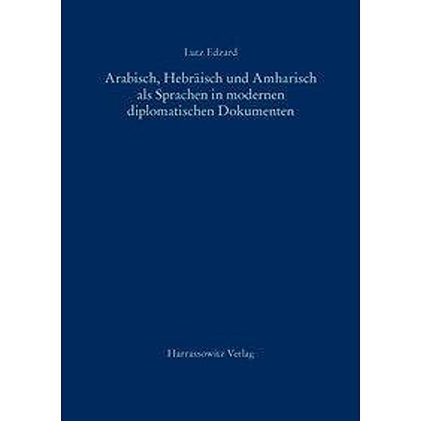 Edzard, L: Arabisch, Hebräisch und Amharisch als Sprachen in, Lutz Edzard