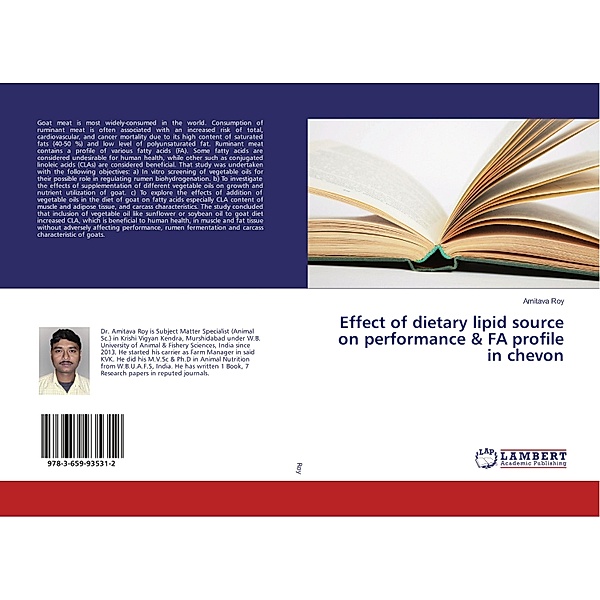 Effect of dietary lipid source on performance & FA profile in chevon, Amitava Roy