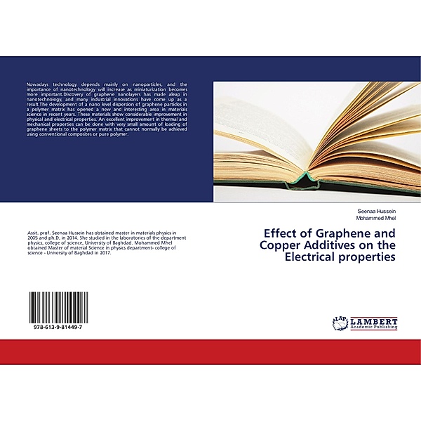 Effect of Graphene and Copper Additives on the Electrical properties, Seenaa Hussein, Mohammed Mhel