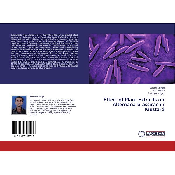 Effect of Plant Extracts on Alternaria brassicae in Mustard, Surendra Singh, S. L. Godara, S. Gangopadhyay