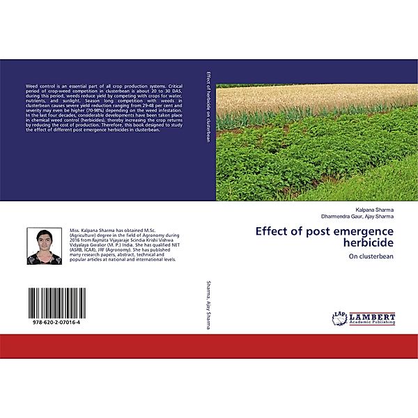 Effect of post emergence herbicide, Kalpana Sharma, Dharmendra Gaur, Ajay Sharma