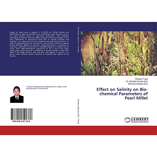 Effect on Salinity on Bio-chemical Parameters of Pearl Millet, Ribadiya Trupti