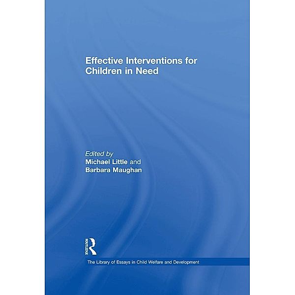 Effective Interventions for Children in Need, Barbara Maughan