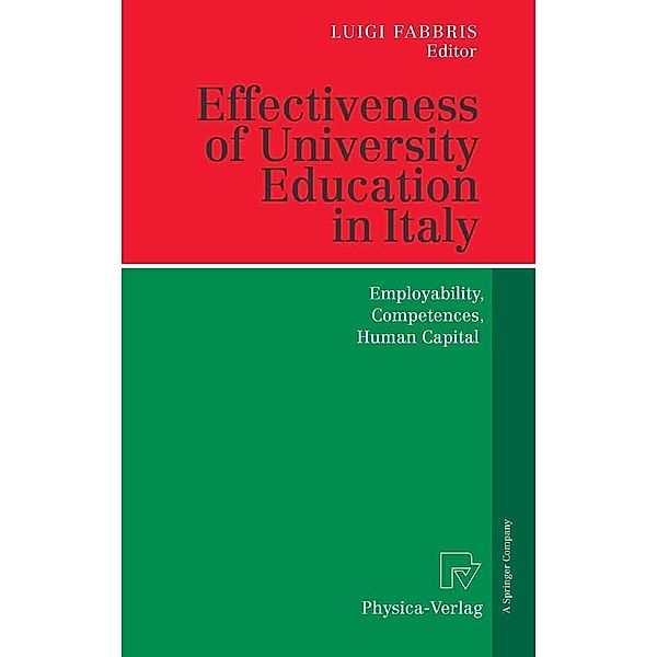 Effectiveness of University Education in Italy