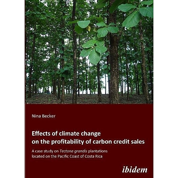 Effects of climate change on the profitability of carbon credit sales, Nina Becker