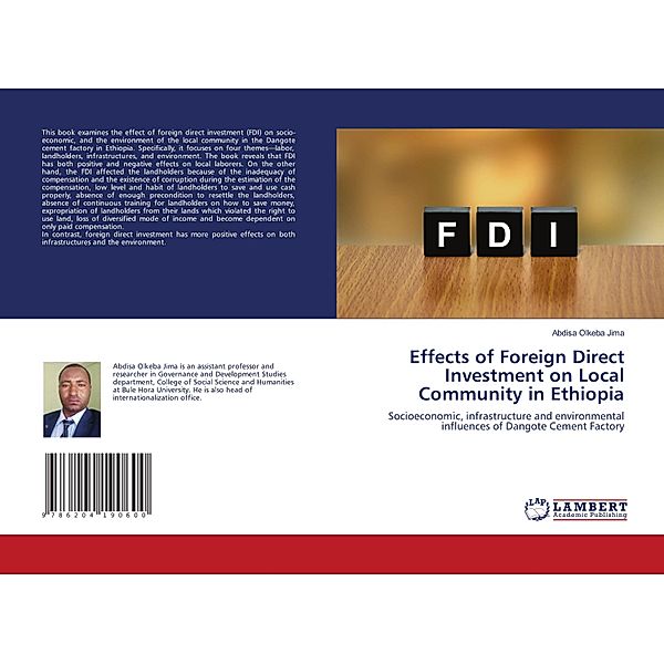 Effects of Foreign Direct Investment on Local Community in Ethiopia, Abdisa Olkeba Jima