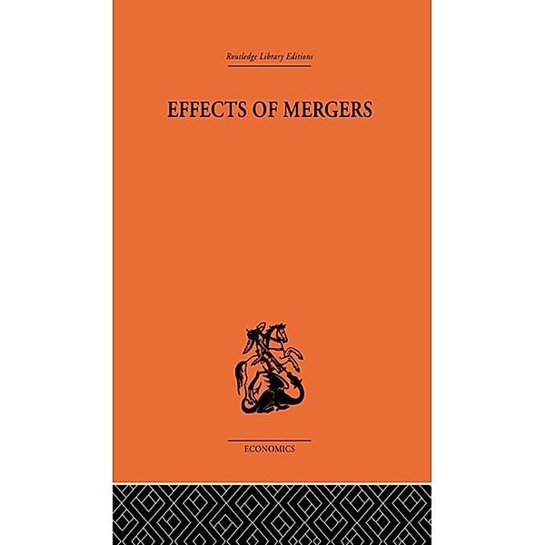 Effects of Mergers, Ruth Cohen, P. Lesley Cook