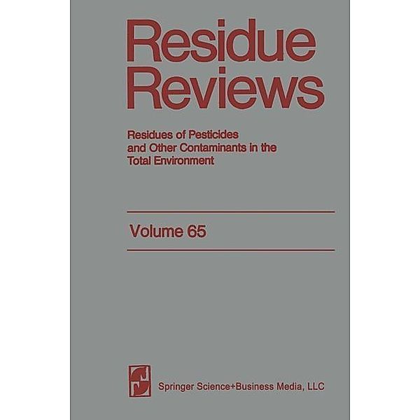 Effects of triazine herbicides on the physiology of plants / Residue Reviews/Rückstandsberichte, Edith Ebert, S. W. Dumford