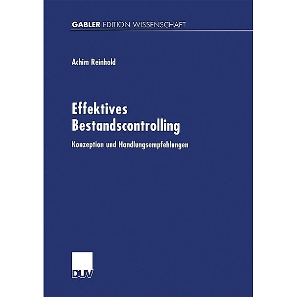 Effektives Bestandscontrolling, Achim Reinhold