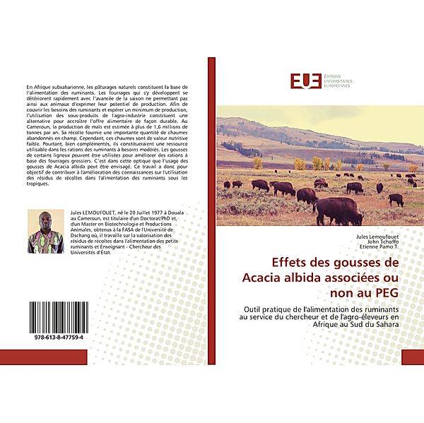 Effets des gousses de Acacia albida associées ou non au PEG, Jules Lemoufouet, John Tchoffo, Etienne Pamo T.