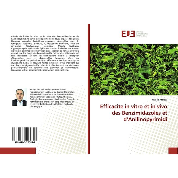 Efficacite in vitro et in vivo des Benzimidazoles et d'Anilinopyrimidi, Khaled Attrassi