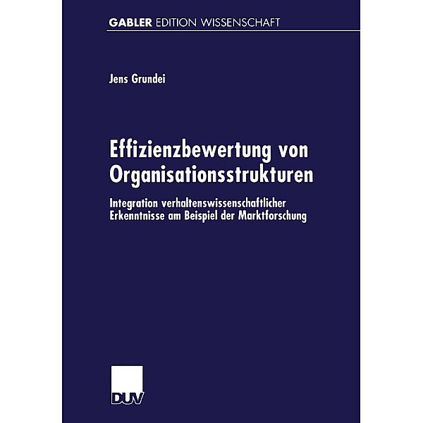 Effizienzbewertung von Organisationsstrukturen