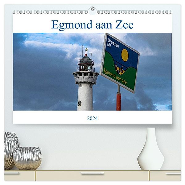 Egmond aan Zee - Natürlich (hochwertiger Premium Wandkalender 2024 DIN A2 quer), Kunstdruck in Hochglanz, Calvendo, Norbert Stojke