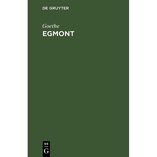 Egmont, Goethe