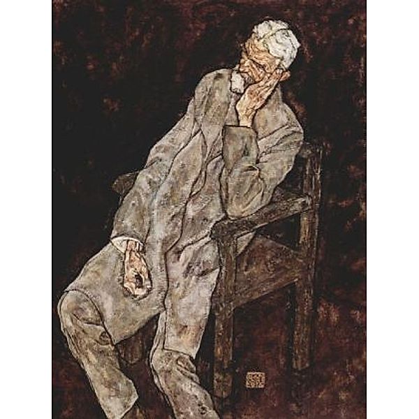 Egon Schiele - Porträt des Johann Harms - 2.000 Teile (Puzzle)