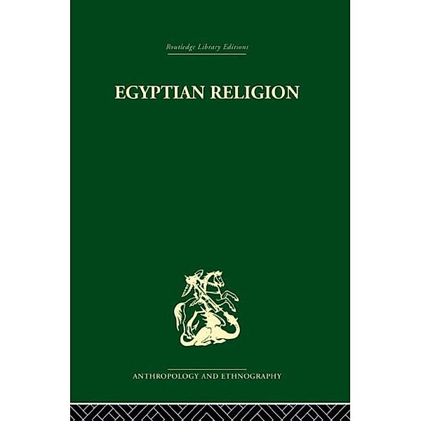 Egyptian Relgion, Siegfried Morenz